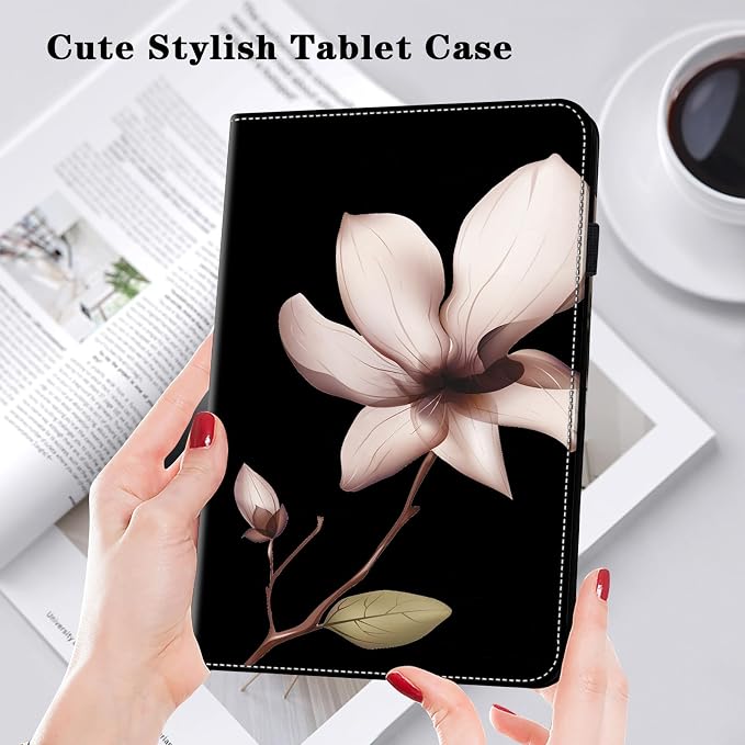 Case for Amazon Fire HD 10 and 10 Plus Tablet (13th/11th Generation 2023/2021 Release)PU Leather Slim Fit Folding Stand Cover - Brown Owl