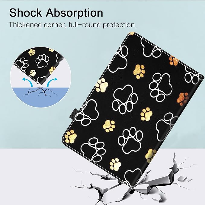 Case for All-New Kindle Fire HD 8 Tablet (12th/10th Generation 2020/2022 Release) &amp Fire HD 8 PlusPremium PU Leather Folio Stand Cover Case with Smart Auto Wake/Sleep Smoke Flag of Mexico Flag