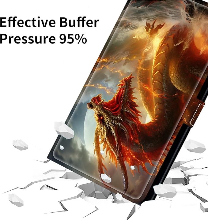for Google Pixel Tablet Case 2023 Universal Tablet CaseSlim PU Leather Multi-Angle Viewing Cover with 360 Degree Rotatable Kickstand forPixel Tablet 2023 11-inchBlue Wolf
