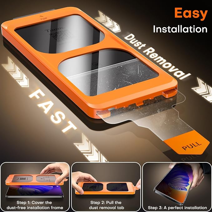 TOCOL for Pixel 2026 Screen Protector Clear | Easy Installation Bubble-Free 9H+ Tempered Glass 11FT Military Grade Shatterproof Anti-Scratch Case Friendly HD 2 Pack