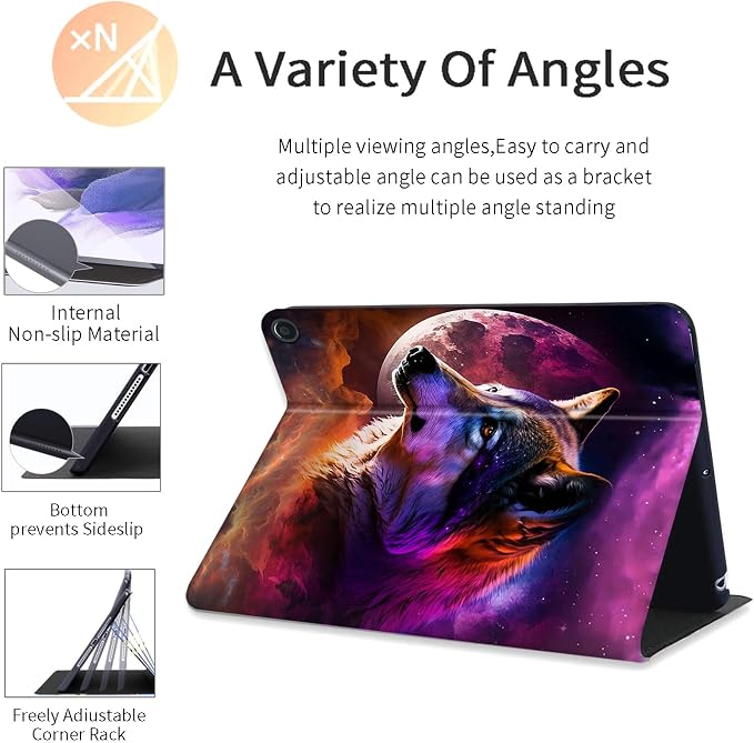 DEGDFSGR for Amazon Fire HD 10 Tablet 10 Plus Tablet Case (13th/11th Generation 2023/2021 Release) with Adjustable StandAuto Sleep/Wake for Kindle Fire 10 Case 10.1 inchAmerican Flag Sunflower Cross
