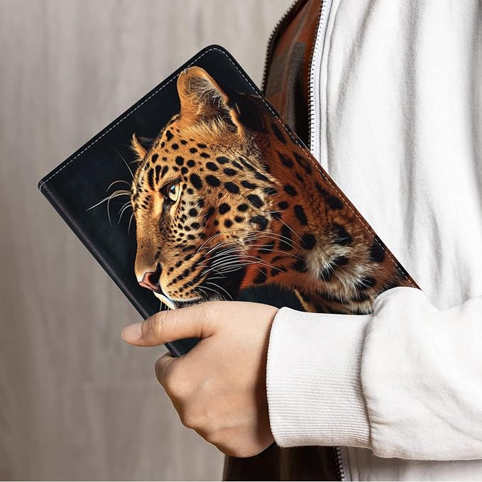 Case for Samsung Galaxy Tab S10 Lite/ S10 FE/ S9 FE 5G 10.9 Inch/ S9 11 Inch - Slim PU Leather Folding Stand Folio Cover with Auto Sleep/Wake - African American Girl