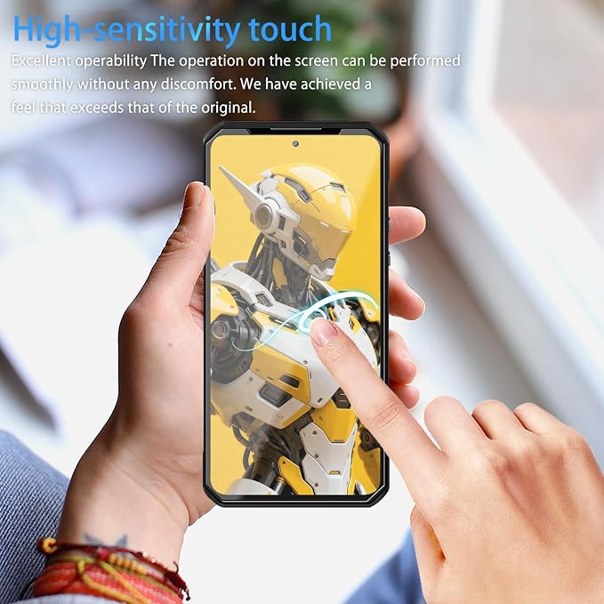 NOUKAJU [3pack] Screen Protector for Oukitel WP60 HD Tempered GlassScratch ResistantDurable and Drop-ProofTempered Glass Screen Protector for Oukitel WP60
