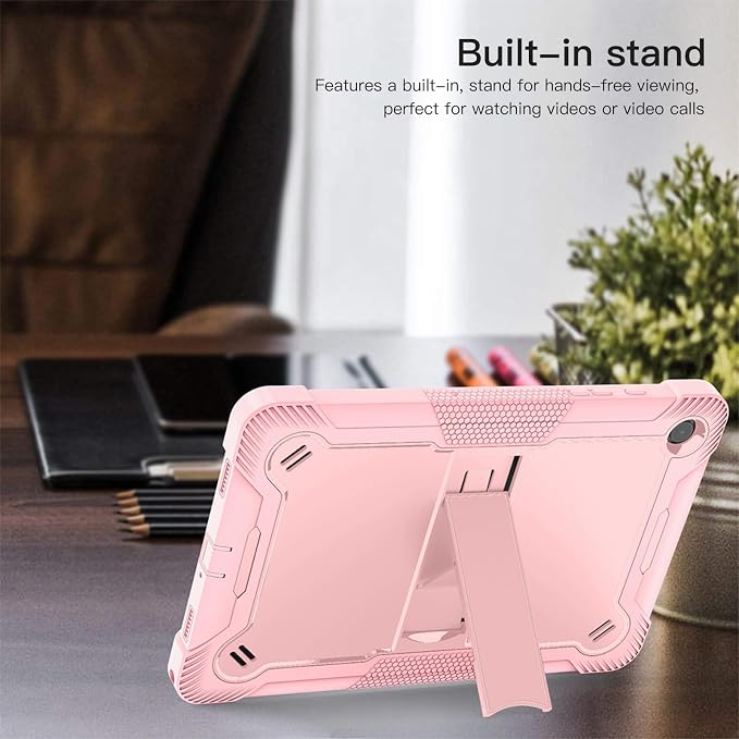 Case for T-Mobile REVVL Tab 2 Android 15 Tablet 10.1 inchHeavy Duty Shockproof Protective Cover with KickstandKids Friendly4 Corners Thicken ShockproofBlack
