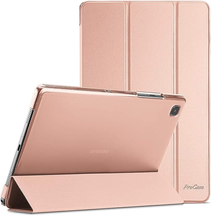 ProCase Smart Case for Galaxy Tab A8 10.5 Slim Stand Hard Back Shell Protective Smart Cover Case for Galaxy Tab A8 10.5 Inch 2022 SM-X200 X205 X207 -Black