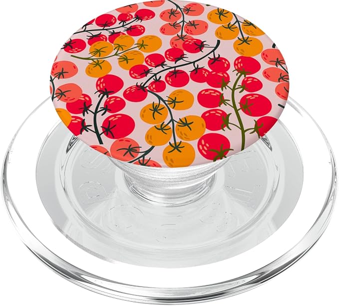 Cherry Tomato Tomatoes Girl Summer Vegetable PopSockets PopWallet for MagSafe