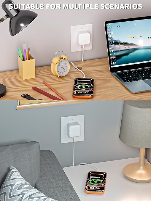 iPhone 17 Charger 40-60W Foldable USB C Fast Charging Block Single Port Apple 40W Dynamic Power Adapter with 60W MaxApple Charger for iPhone 17 Pro Max/Air/16/15/14/13/12/11 SeriesiPad Pro Air Mini