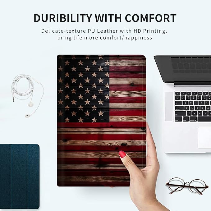 Case for Kindle Fire HD 10 &amp 10 Plus Tablet 10.1 (13th/11th Generation 2023/2021 Release) Lightweight Slim PU Leather Adjustable Multi-Angle Smart Shell Cover with Auto Wake/SleepA Flowers Art