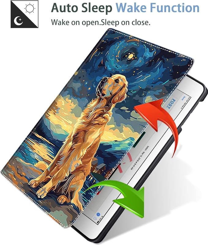 Case for iPad (A16) 11th Generation 11 Inch (2025) iPad 10th Generation 10.9 Inch (2022)，Slim Fit Foldable Standing Cover Case with Auto Sleep/Wake Retro Moth