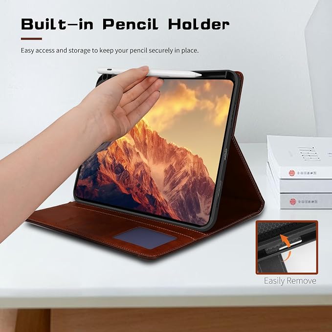 Case for iPad 9/8/7 Gen Case(2021/2020/2019)- Shockproof Cover with Built-in Pencil Holder- Smart Auto Sleep/Wake - Perfect for Students at Home/School-Pink