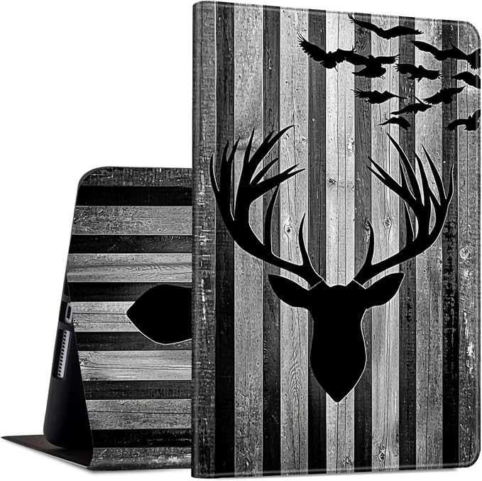Slim Case for Samsung Galaxy Tab S11 5G 11 Inch (2025) PU Leather Tablet Cases Flip Folio Multi-Angle Viewing Stand Protective Smart Shell Cover with Auto Wake/Sleep A Crow Skull