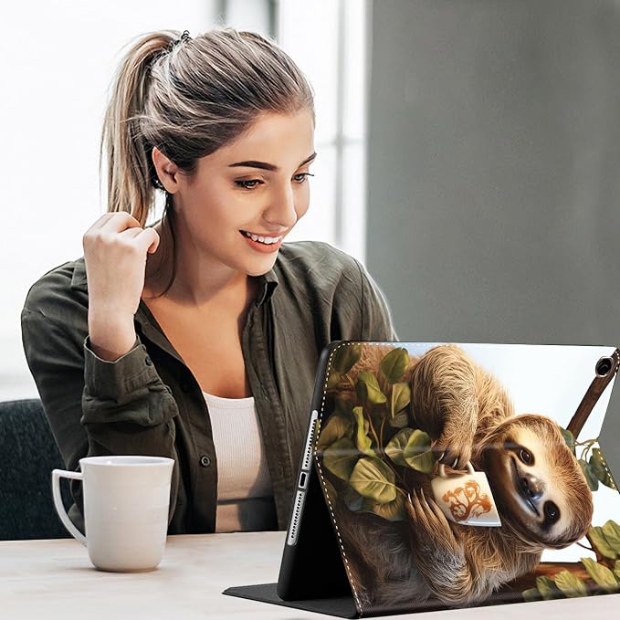 Case for Samsung Galaxy Tab S10 FE Plus 5G Multi-Angle Stand Smart Cover Shockproof with Auto Wake/Sleep for Galaxy Tab S10 FE+ 13.1 Inch (SM-X620/SM-X626B) 2025 Magic Mushrooms Fungus