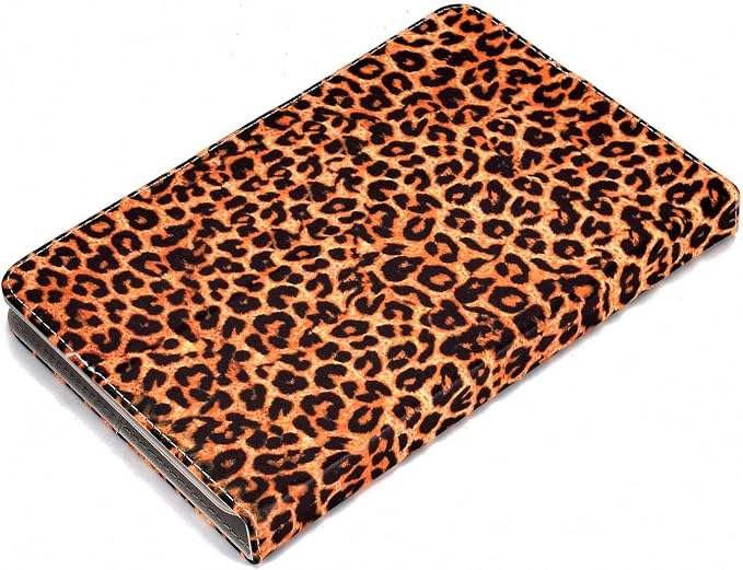 Universal 7 Inch Tablet Case Techcircle Ultra Slim Lightweight PU Leather Stand Folio Flip Wallet Protective Shell Case [Card Slots] [Magnetic Closure] for All 7 Android Tablet PC Cherry Blossom