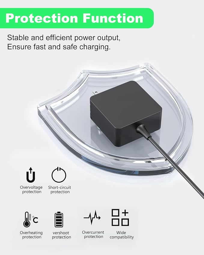 65W USB C Charger Compatible with JBL Extreme 4 Extreme 3 Charge 6/5/4 | Flip 7/6/5 Clip 4/5 Pulse 4/5 GO 3/4 Vibe Beam JRPOP Endurance Peak Bluetooth Speaker Xtreme 3 Adapter