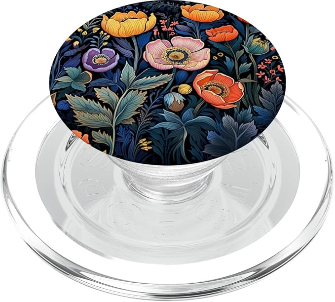 Wildflower Flowers Design Floral PopSockets MagSafe PopGrip for iPhone
