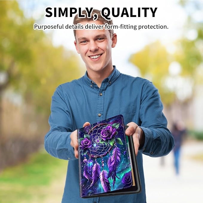 for Samsung Galaxy Tab E 9.6 Inch 2015 (SM-T560/T561/T565/T567) Kickstand Case PU Leather Multiple Viewing Angles Stand Smart Cover for Galaxy Tab E 2015 2 Roses