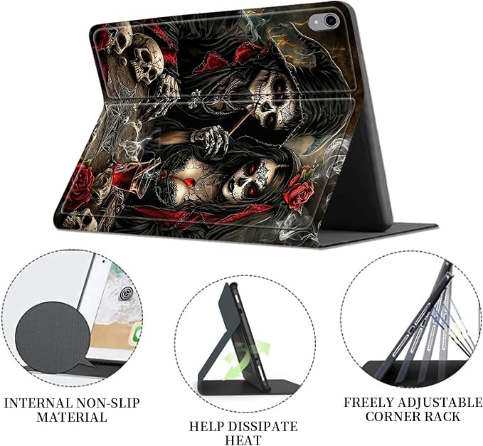Case for iPad (A16) 11th Generation 11 Inch 2025/ iPad 10th Generation 10.9 Inch 2022 CaseHybrid Slim Multi-Angles Stand Auto Wake/Sleep Cover-Beach Sunset