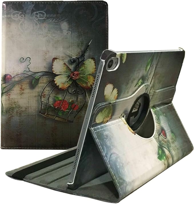 Case for ipad Pro 12.9 inch 3rd Generation 2018 Model A1876 A2014 A1895 A1983 360 Degree Rotating Smart Leather Auto Sleep/Wake Black