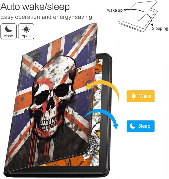 Case for Samsung Galaxy Tab A 8.0 2019 (SM-T290/T295/T297) Slim Lightweight PU Leather Stand Cover with Auto Wake/Sleep for Galaxy Tab A 8.0 Inch Abstract Watercolor Art Dogs
