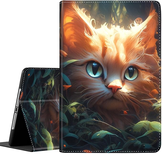 Case for New iPad (A16) 11th Generation 11 Inch 2025for iPad 10th Generation 2022 10.9 Inch Multi-Angle Stand Smart Cover Shockproof with Auto Wake/Sleep Baby Dragon