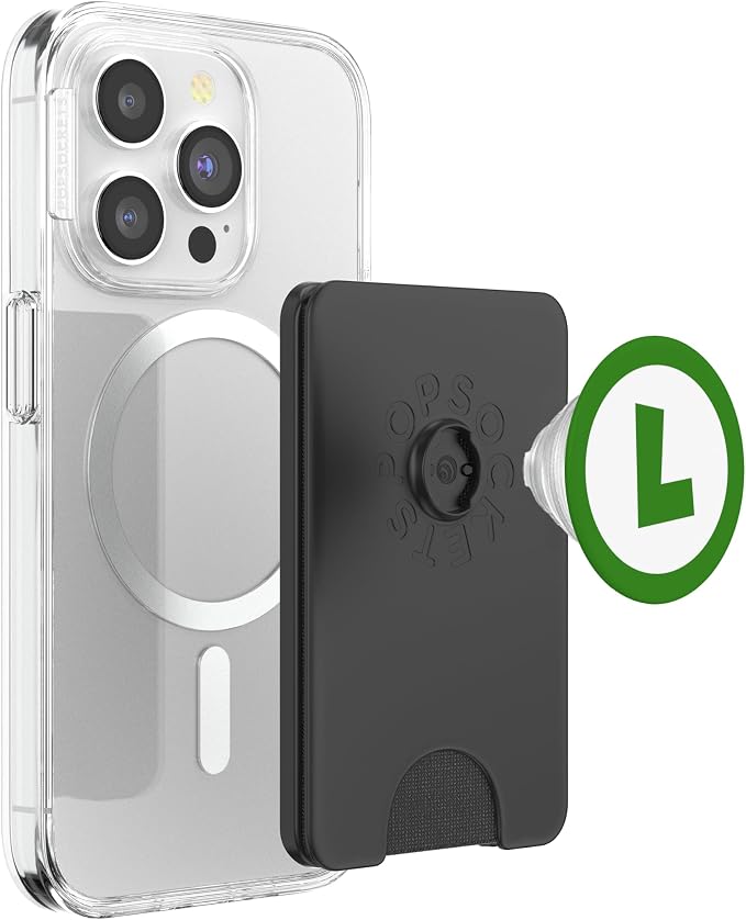 Super Green Letter L Video Game Icon Logo PopSockets PopGrip: Swappable Grip for Phones &amp Tablets PopSockets Adhesive PopGrip