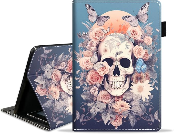Case for Amazon Kindle Fire HD 8/Fire HD 8 Plus Tablet (12th/10th Generation 2024/2022/2020 Release) Slim PU Leather Cover with Card Slot &amp Auto Wake/Sleep African American Women