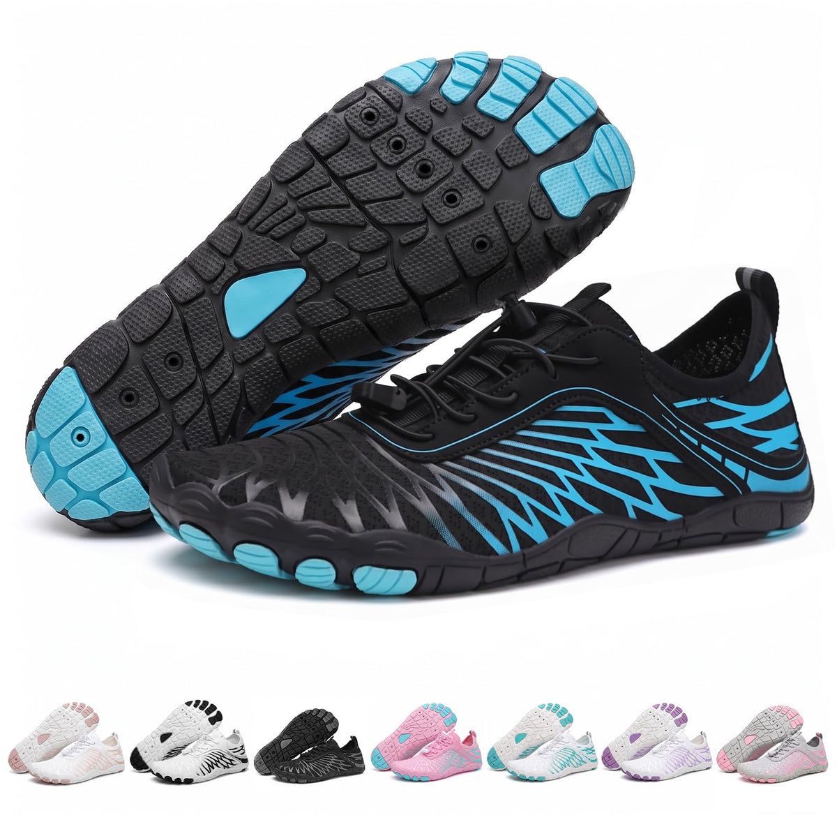 ELETON Barefoot Shoes Women Men Hiking Water Shoes Wide Toe Box Zero Drop