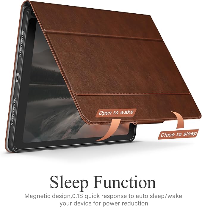 auaua Case for iPad (A16) 11th/10th Generation | with Pencil Holder Pocket Typing Angle Muti-Stand Magnetic Closure Auto Sleep/Wake