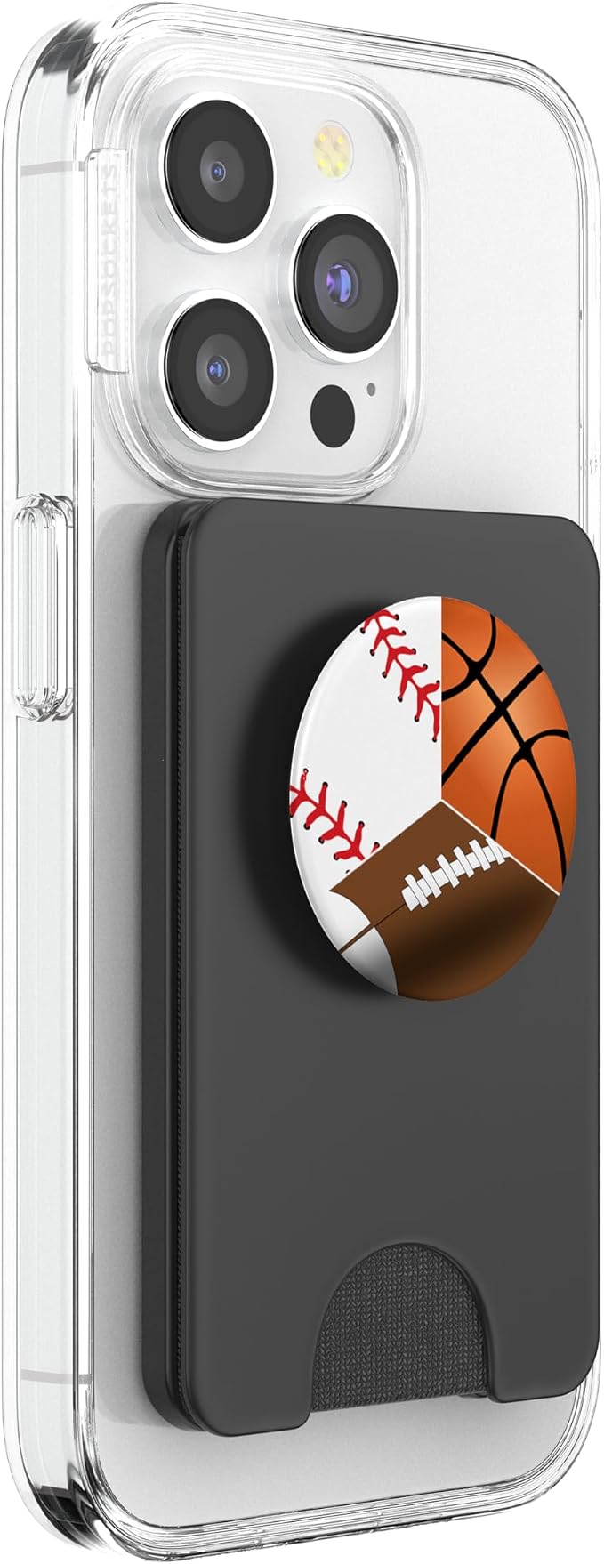 Split Football Baseball Basketball Sports Themed PopSockets PopGrip: Swappable Grip for Phones &amp Tablets