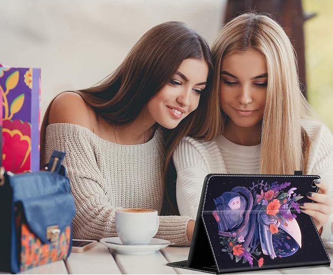 Case for Amazon Fire Max 11 Tablet (13th Generation 2023 Release) Multi-Angle Smart Stand Cover Auto Sleep/Wake for Fire 11 Max Tablet，African American Women Inspirational Quotes