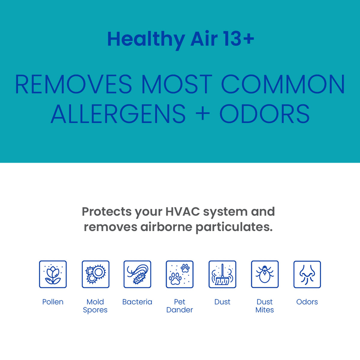 Genuine AprilAire 413CBN Replacement Filter for AprilAire Whole House Air Purifiers - MERV 13 with Carbon, Healthy Home Allergy + Odor Reduction, 16x25x4 Air Filter (Pack of 1)