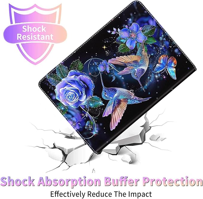 Case for iPad 10th Generation (2022 Release) 10.9 Inch Durable Shockproof Protective Cover for New iPad 10th gen 10.9 2022 Elephant Sunflower