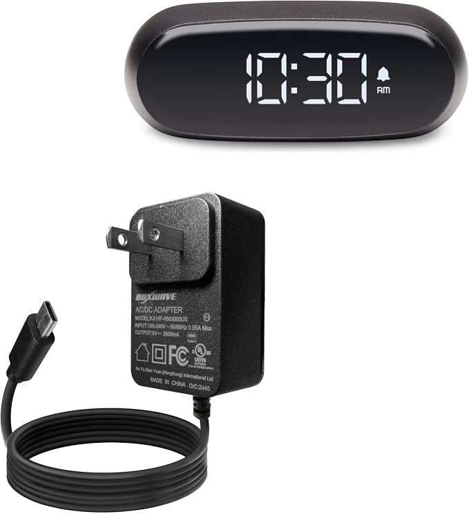 BoxWave Charger Compatible with Lexon Minut - Wall Charger Direct (15W) Rapid Charge Your Device with Built-in 3ft Cable