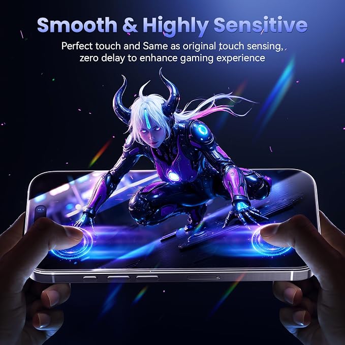 3 Pack Tempered Glass Privacy Screen Protector for iPhone 15 Pro Max 6.7 Inch Original Touch Sensitivity with Auto Alignment kit Bubble Free Case Friendly 9H Hardness