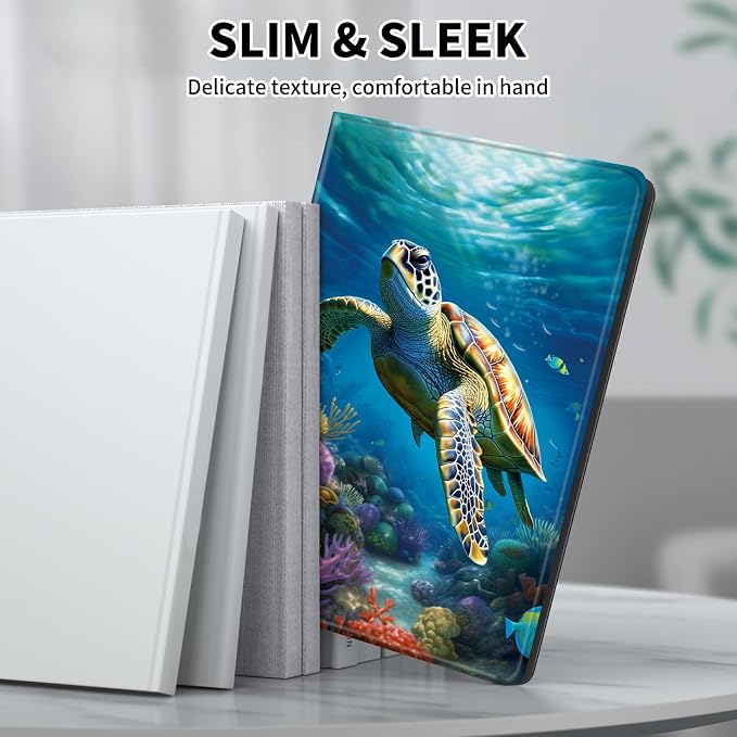 Case for Microsoft Surface Pro 11/10 / 9 13 InchPU Leather Cute Slim Folio Adjustable Stand Cover Case for Surface Pro 11th Edition AIArt Red Dragonfly