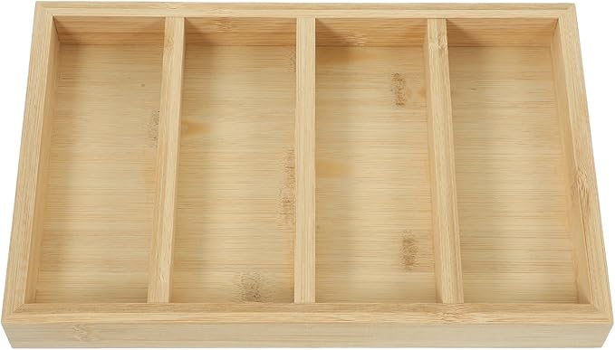 CALLARON Sunglasses Organizer Tray 4-Grid Eyewear Storage Display with Wear-Resistant Compartments for Glasses Holder at Home and Office