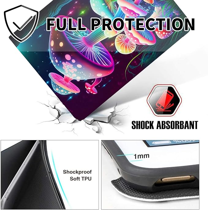 for 10.1 Amazon Fire HD 10 Tablet (13th Generation 2023 Release)PU Leather Multi-Angle Anti Slide Stand Cases with Auto Wake/SleepAnimals Dog Paws Galaxy