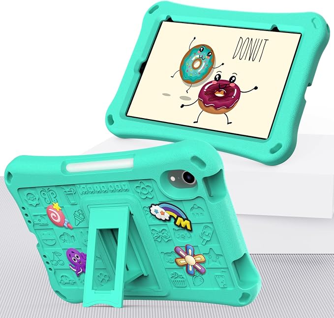 Case for iPad 10.2 Inch 2021/2020/2019/ iPad Pro 10.5 Inch/Air 3rd Gen (2019) Shoulder Strap Kickstand Children Friendly Anti-Scratch Shockproof Case Lightpurple