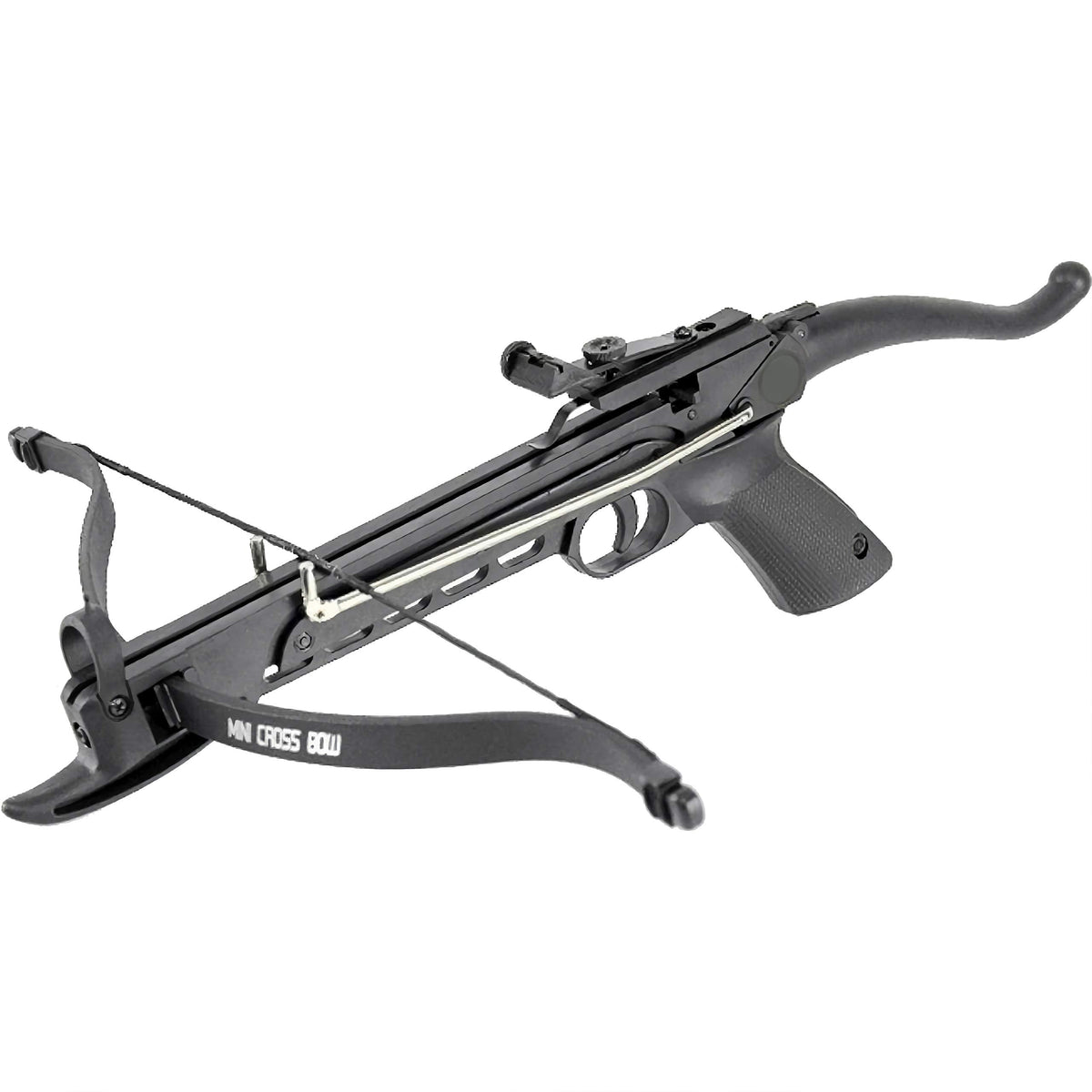 KingsArchery Crossbow Self-Cocking 80 Lbs with Adjustable Sight and Total of 27 Aluminim Arrow Bolt Set