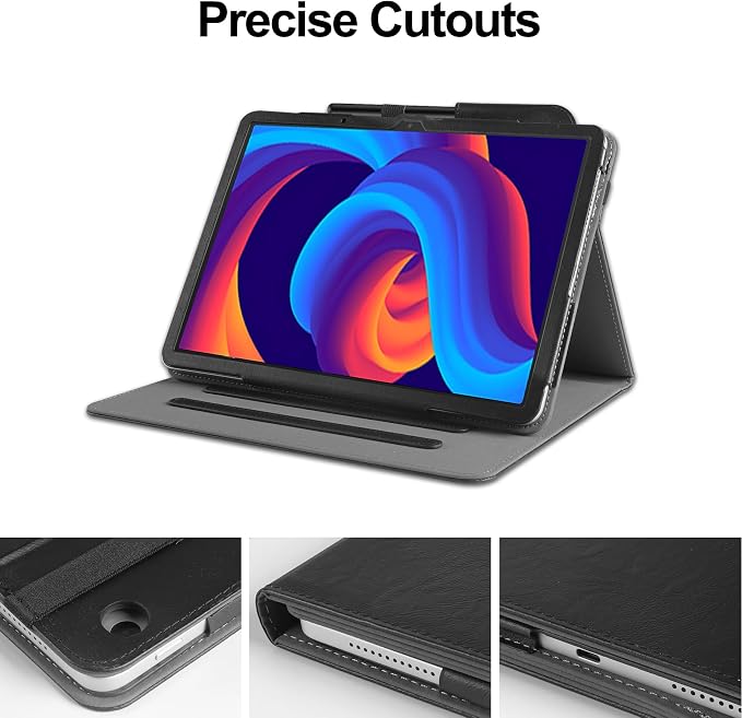 Protective Case for Wacom MovinkPad 11 Android Tablet 11 inch Multi-Angle Viewing Stand Cover with Pen Holder for MovinkPad 11Black