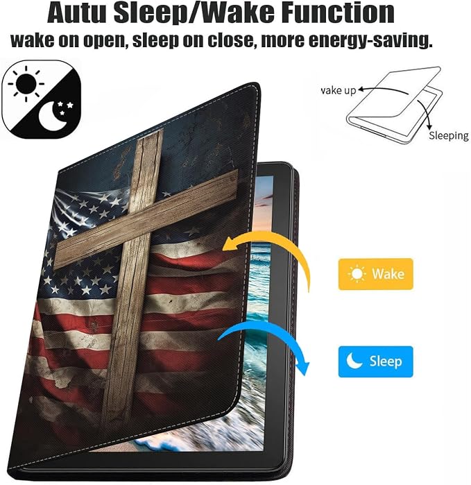 Case for Samsung Galaxy Tab S10 Plus 2024/ S9 Plus/ S9 FE Plus 5G 12.4 Inch 2023 Premium PU Leather Stand Folio Cover with Auto Sleep/Wake Abstract Colorful Dog