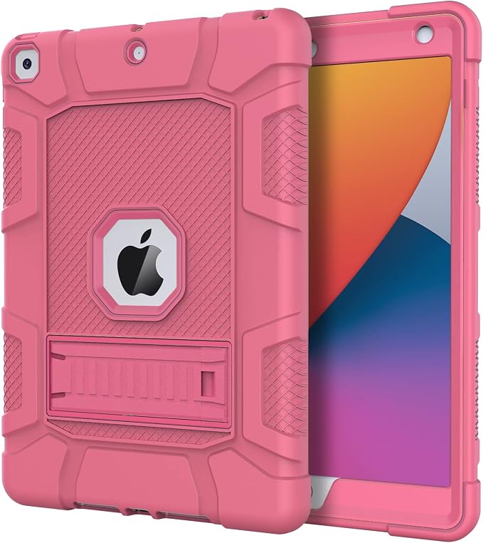 Azzsy Case for iPad 9th Generation/iPad 8th Generation/iPad 7th Generation (10.2 Inch 2021/2020/2019 Model) Heavy Duty Shockproof Rugged Protective Case for iPad 10.2 inch Alpine Green