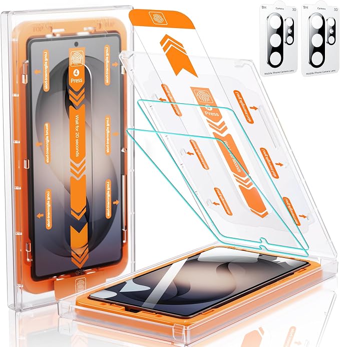 2+2 Packs for iPhone 17 Pro Privacy Screen Protector with Camera Protector | TOP 9H+ Tempered Glass [Zero Bubble][10X Military Protection] Anti Spy 17 ProMax Tempered Glass Full CoverageCase-Friendly