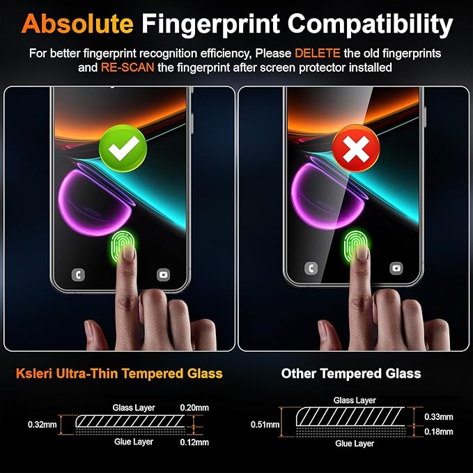 2 Pack for Samsung Galaxy S26+ / S26 Plus [6.7 Inch] Matte Glass Screen Protector + 2 Pack Camera Lens Protector with Easy Installation Kit Anti-Glare 0.2mm Tempered Glass