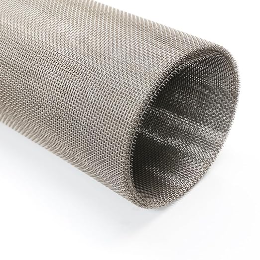 Heavy-Duty Stainless Steel Mesh Screen#18Mesh Wire Dia:0.23mm Size:48"x118" 304