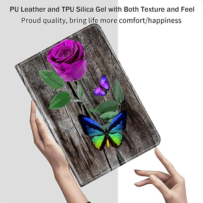 Case for Samsung Galaxy Tab S8 Plus 2022/S7 FE 2021/S7 Plus 2020 12.4 inch Ultra-Thin Multi-Angle Bracket Full Body Case with Wake/Sleep Function - Bible Phil 4-13 Floral