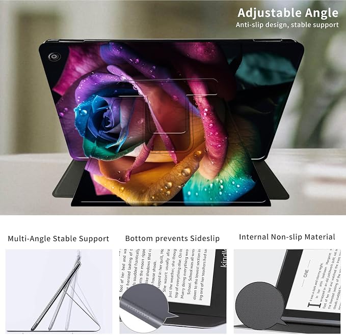 for iPad 9th Generation Case (2021)/8th Gen (2020)/ 7th Gen (2019) 10.2 Inch-360 Degree Rotating Multi-Angle Viewing Protective Cover with Auto Sleep/Wake-Art Mandala Flower