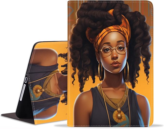 Case for Samsung Galaxy Tab S10 Plus 2024/ S9 Plus/ S9 FE Plus 5G 12.4 Inch 2023 Slim PU Leather Stand Folio Cover with Auto Wake Sleep Abstract Paint Dogs