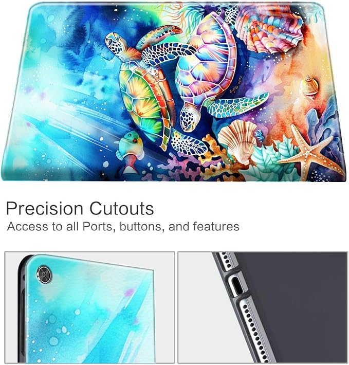 for 10.1 Amazon Fire HD 10 Tablet (13th Generation 2023 Release)PU Leather Multi-Angle Anti Slide Stand Cases with Auto Wake/SleepAnimals Dog Paws Galaxy