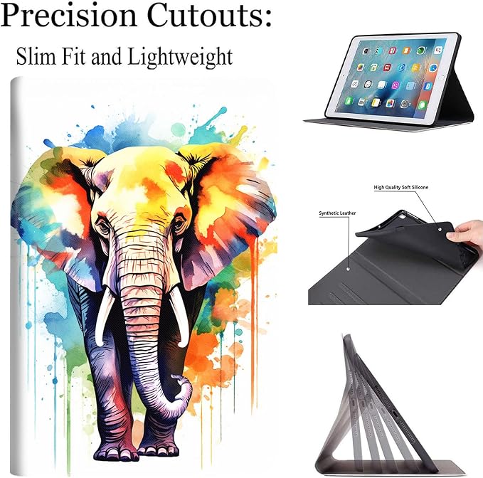 Case for Galaxy Tab A9 Plus ， Auto Sleep/Wake Multi-Angle Viewing Slim Folio Stand Cover for Samsung Galaxy Tab A9+/A9 Plus 11 Inch 2023 (SM-X210/X216/X218) Magic Mushrooms Fungus